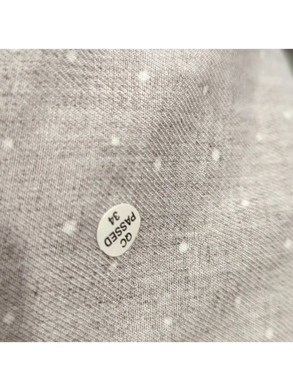 Selected Femme Brown Polka dot 1/2 button up blouse